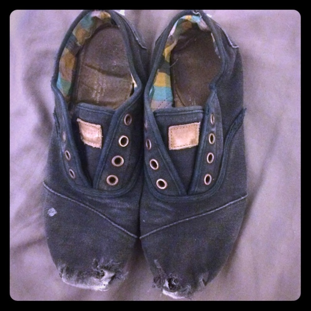 Black Toms Cordones